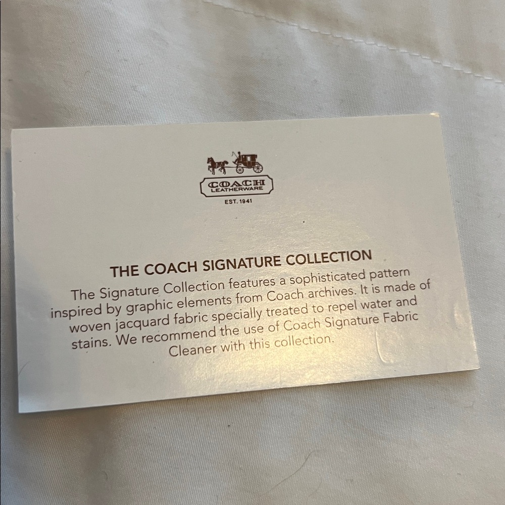 Coach Embossed Brown Wallet - Picture 2 of 8